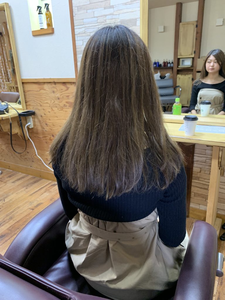 ヘアエステ　ビフォー